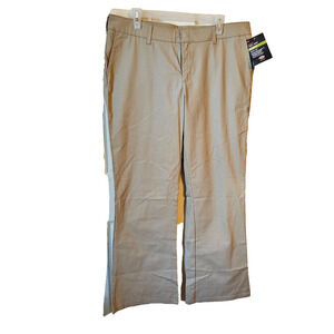 Dickies Flex Slim Fit Boot Cut Work Pants Khaki Stretch Durable – 14R NWT